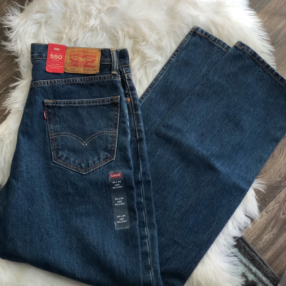 Men’s Levi’s 550 Relaxed 34X34 - Picture 1 of 4